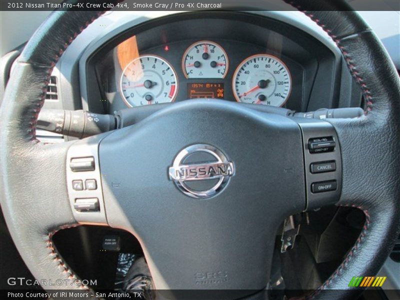 Smoke Gray / Pro 4X Charcoal 2012 Nissan Titan Pro-4X Crew Cab 4x4