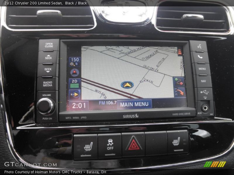 Navigation of 2012 200 Limited Sedan