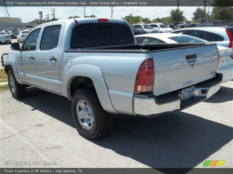 Silver Streak Mica / Graphite Gray 2008 Toyota Tacoma V6 PreRunner Double Cab