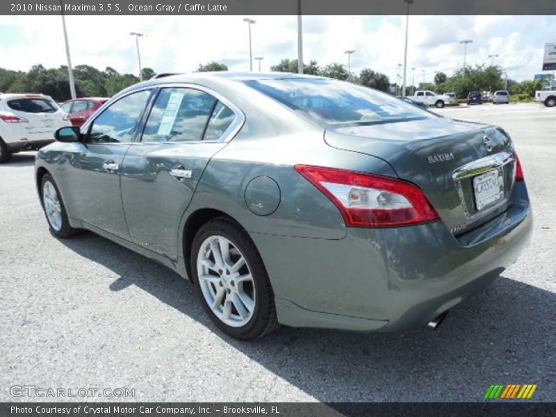 Ocean Gray / Caffe Latte 2010 Nissan Maxima 3.5 S