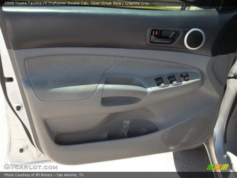 Silver Streak Mica / Graphite Gray 2008 Toyota Tacoma V6 PreRunner Double Cab