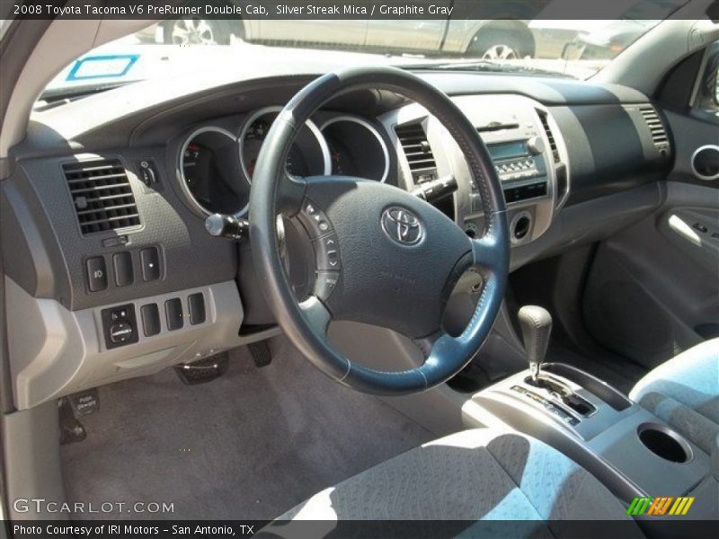 Silver Streak Mica / Graphite Gray 2008 Toyota Tacoma V6 PreRunner Double Cab