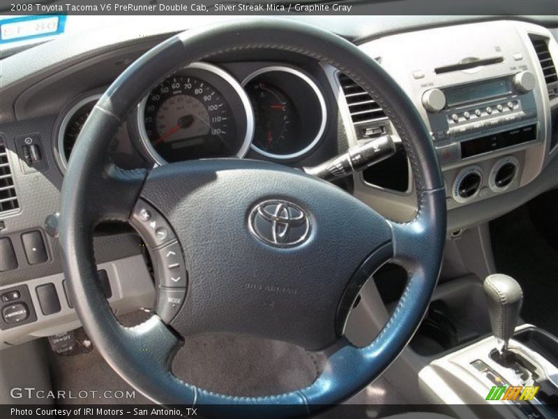 Silver Streak Mica / Graphite Gray 2008 Toyota Tacoma V6 PreRunner Double Cab