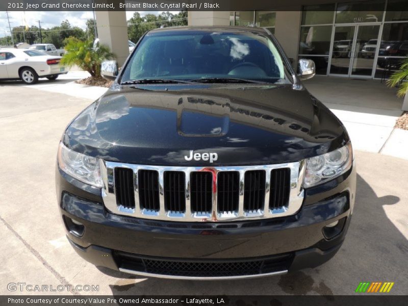 Brilliant Black Crystal Pearl / Black 2012 Jeep Grand Cherokee Limited