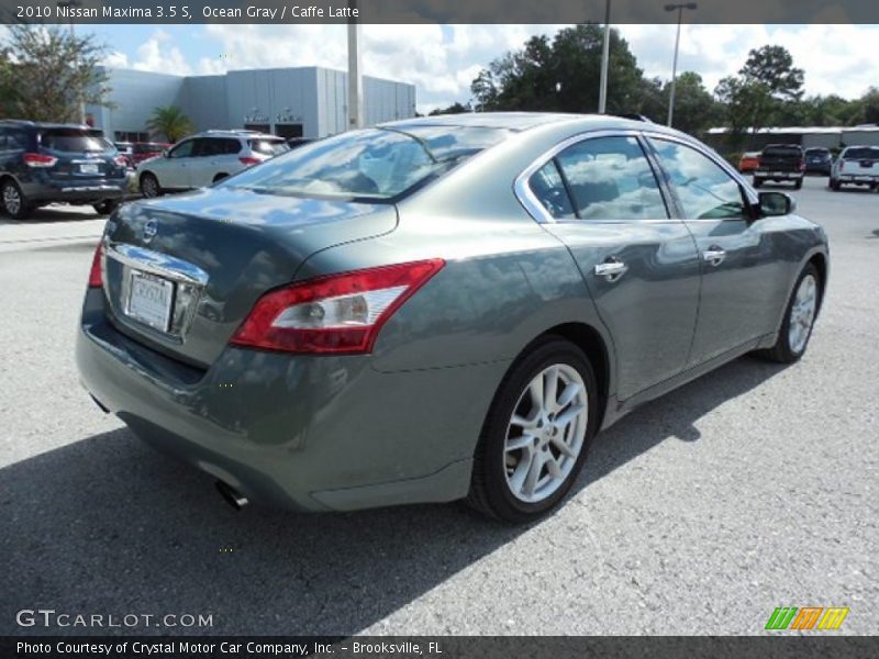 Ocean Gray / Caffe Latte 2010 Nissan Maxima 3.5 S