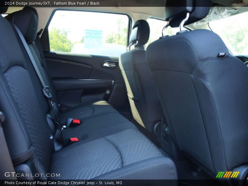 Fathom Blue Pearl / Black 2014 Dodge Journey SXT