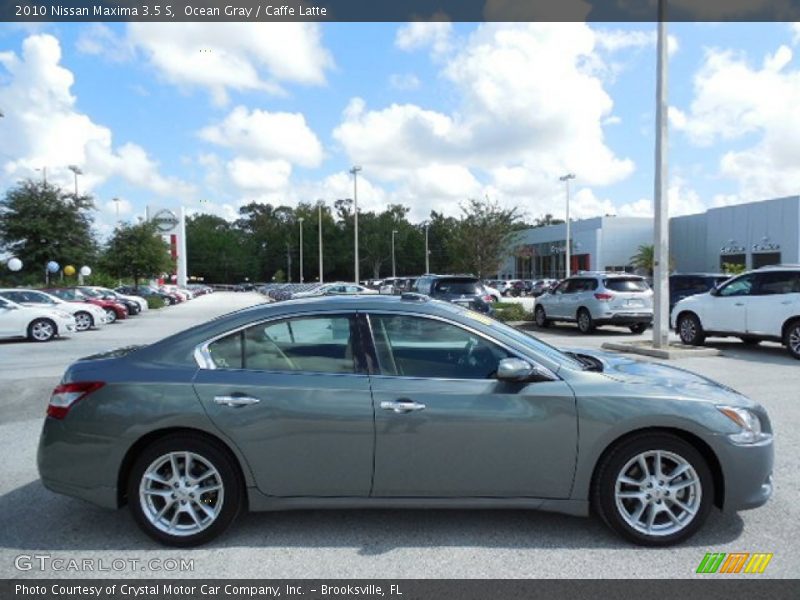 Ocean Gray / Caffe Latte 2010 Nissan Maxima 3.5 S