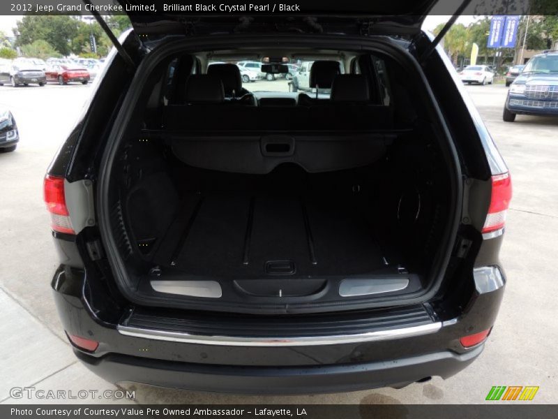 Brilliant Black Crystal Pearl / Black 2012 Jeep Grand Cherokee Limited