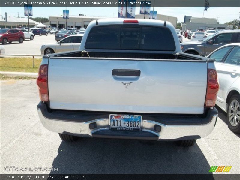 Silver Streak Mica / Graphite Gray 2008 Toyota Tacoma V6 PreRunner Double Cab