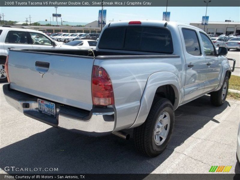 Silver Streak Mica / Graphite Gray 2008 Toyota Tacoma V6 PreRunner Double Cab