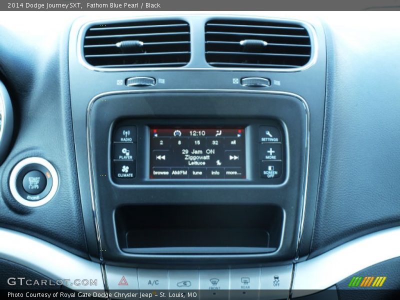 Fathom Blue Pearl / Black 2014 Dodge Journey SXT