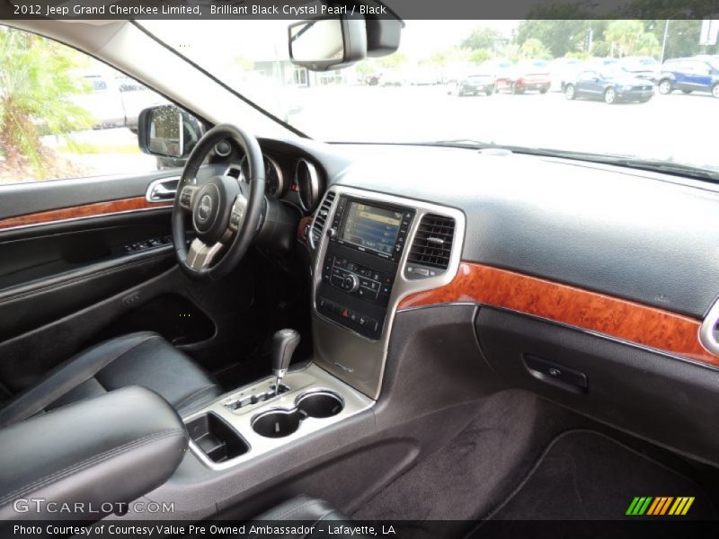 Brilliant Black Crystal Pearl / Black 2012 Jeep Grand Cherokee Limited