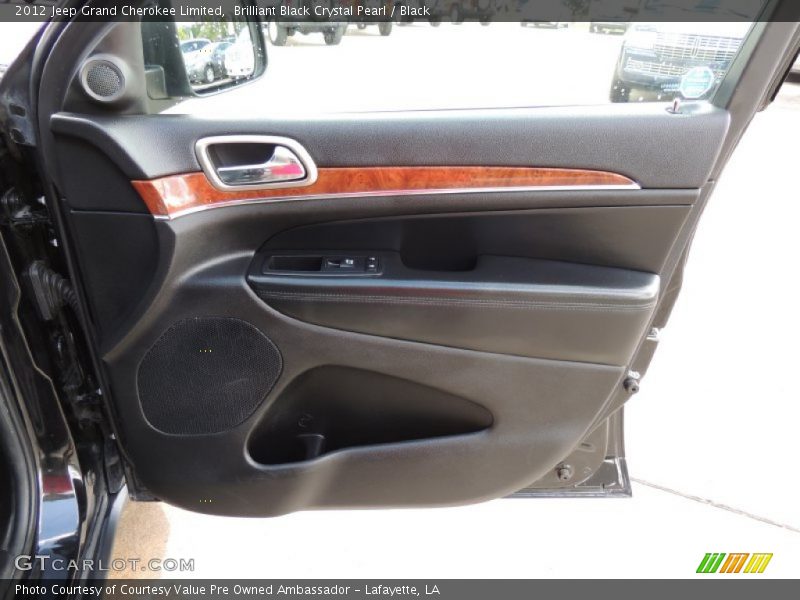 Brilliant Black Crystal Pearl / Black 2012 Jeep Grand Cherokee Limited