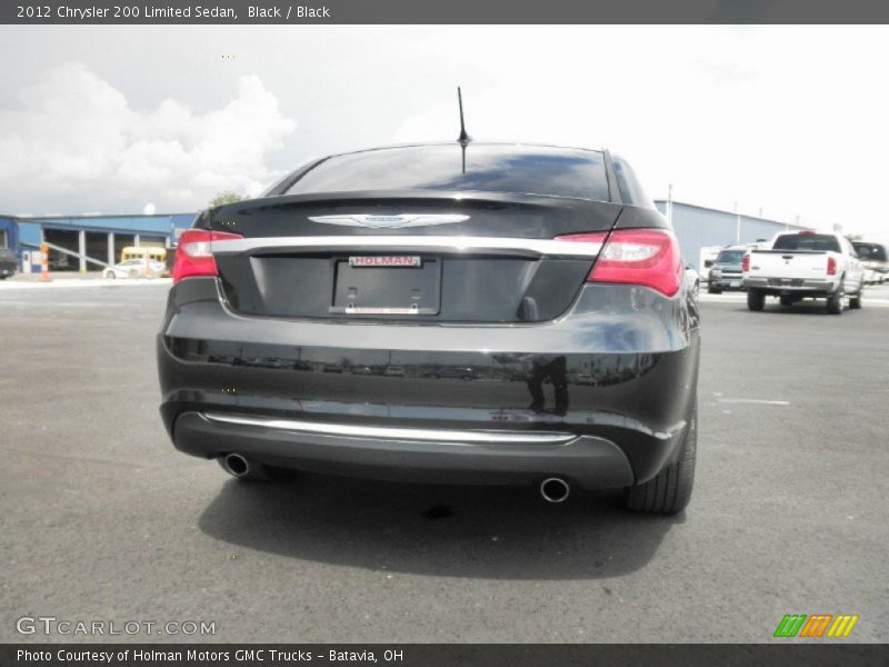 Black / Black 2012 Chrysler 200 Limited Sedan