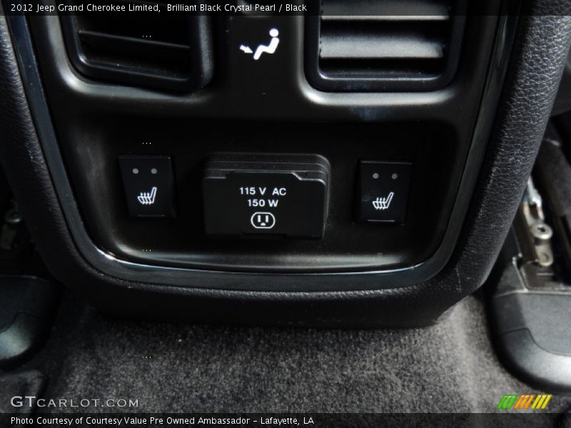 Brilliant Black Crystal Pearl / Black 2012 Jeep Grand Cherokee Limited