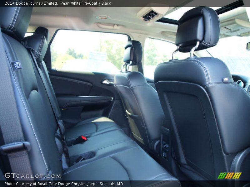 Pearl White Tri-Coat / Black 2014 Dodge Journey Limited