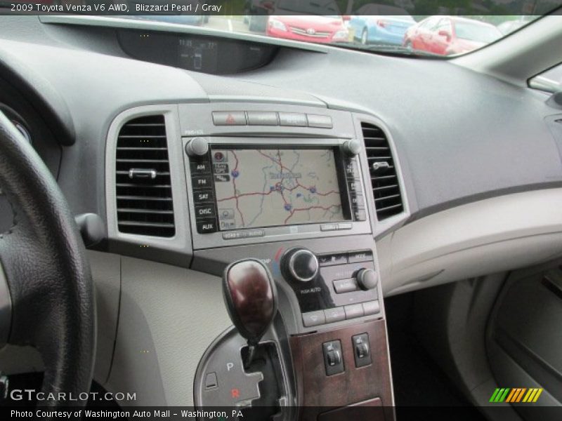 Blizzard Pearl / Gray 2009 Toyota Venza V6 AWD