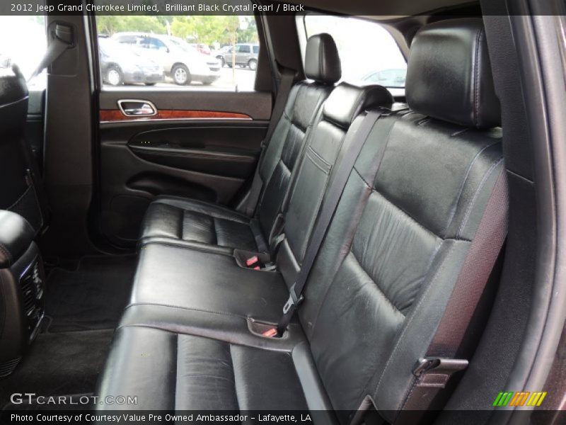 Brilliant Black Crystal Pearl / Black 2012 Jeep Grand Cherokee Limited