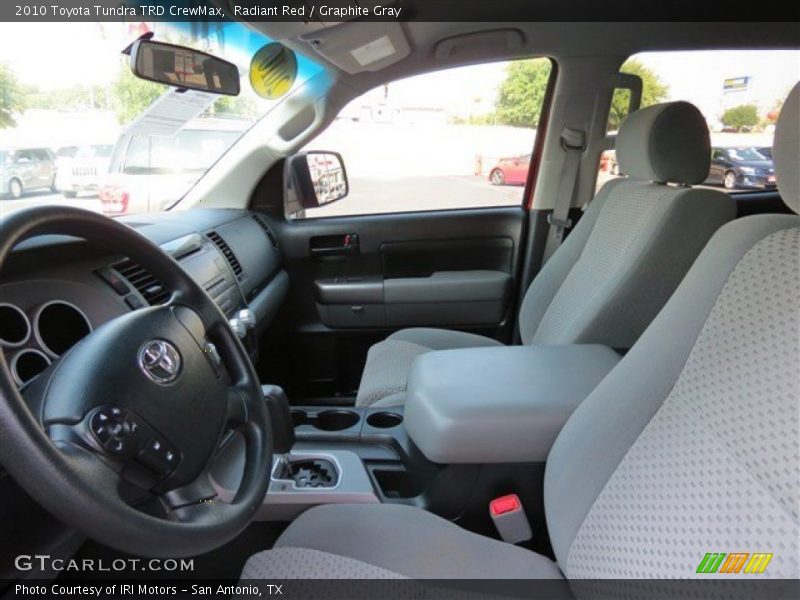 Radiant Red / Graphite Gray 2010 Toyota Tundra TRD CrewMax