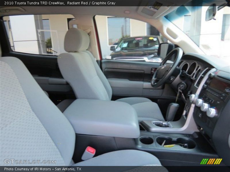 Radiant Red / Graphite Gray 2010 Toyota Tundra TRD CrewMax