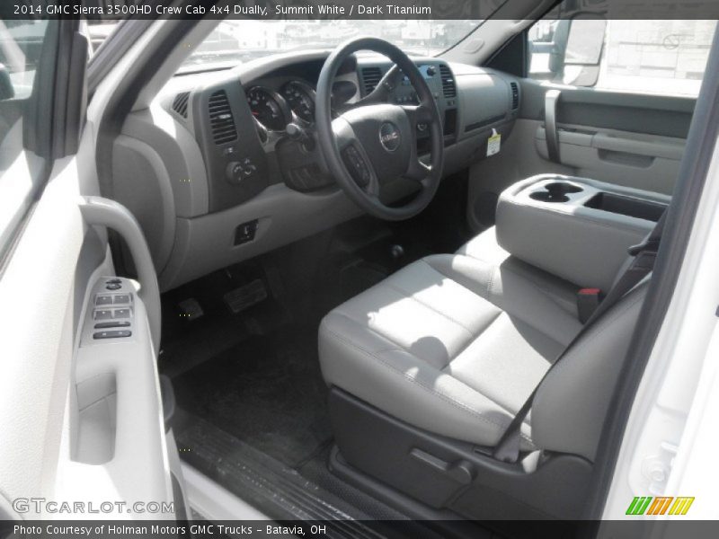 Summit White / Dark Titanium 2014 GMC Sierra 3500HD Crew Cab 4x4 Dually