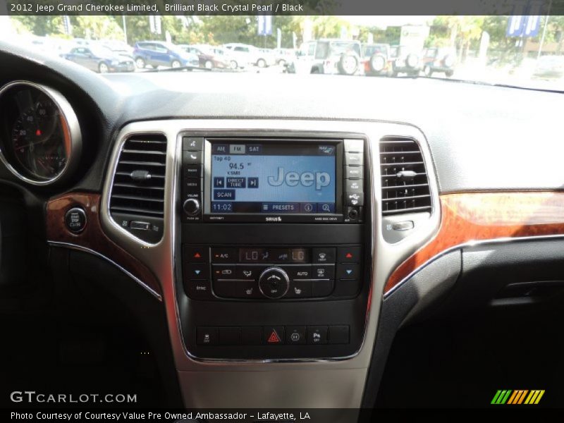 Brilliant Black Crystal Pearl / Black 2012 Jeep Grand Cherokee Limited