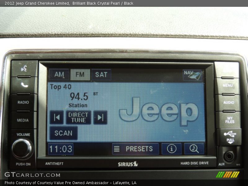 Brilliant Black Crystal Pearl / Black 2012 Jeep Grand Cherokee Limited
