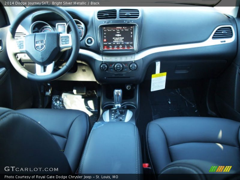 Bright Silver Metallic / Black 2014 Dodge Journey SXT