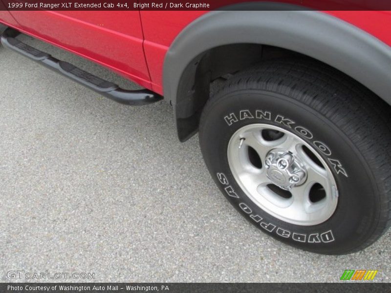 Bright Red / Dark Graphite 1999 Ford Ranger XLT Extended Cab 4x4