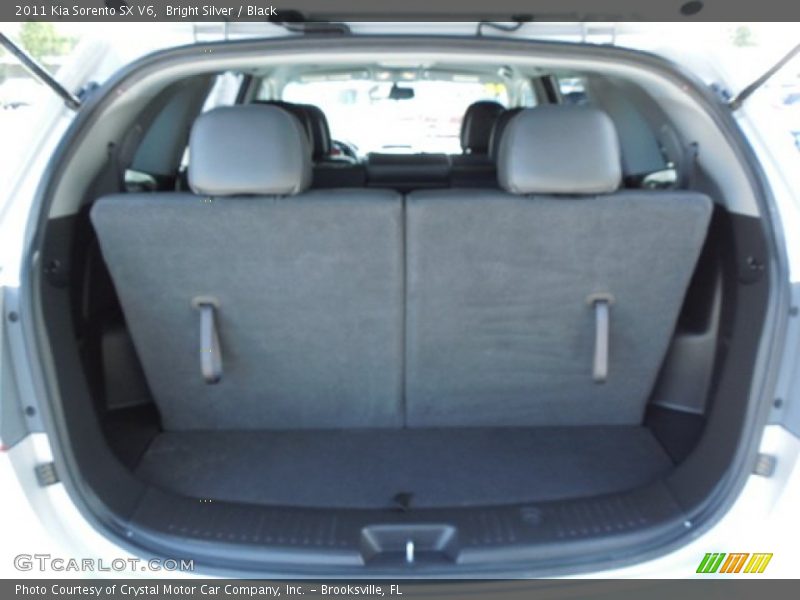 Bright Silver / Black 2011 Kia Sorento SX V6