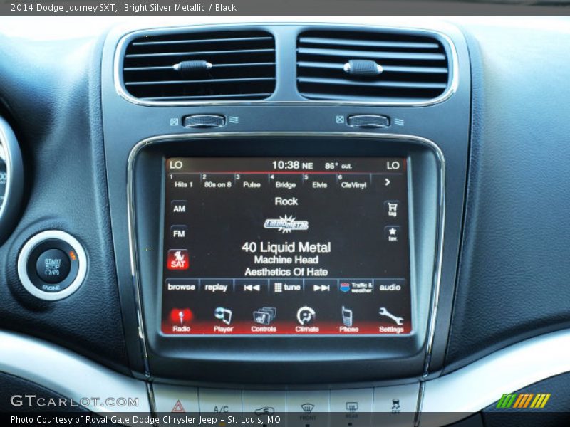 Bright Silver Metallic / Black 2014 Dodge Journey SXT