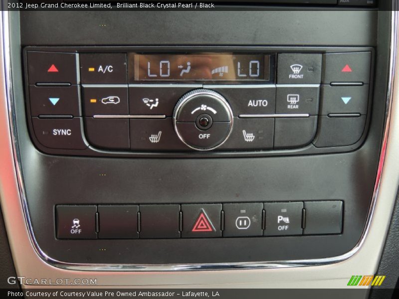 Brilliant Black Crystal Pearl / Black 2012 Jeep Grand Cherokee Limited