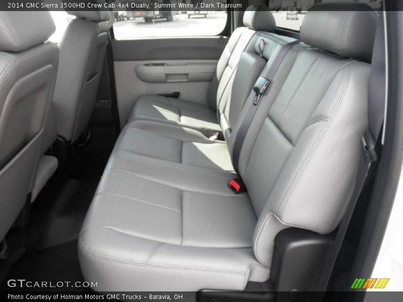Summit White / Dark Titanium 2014 GMC Sierra 3500HD Crew Cab 4x4 Dually