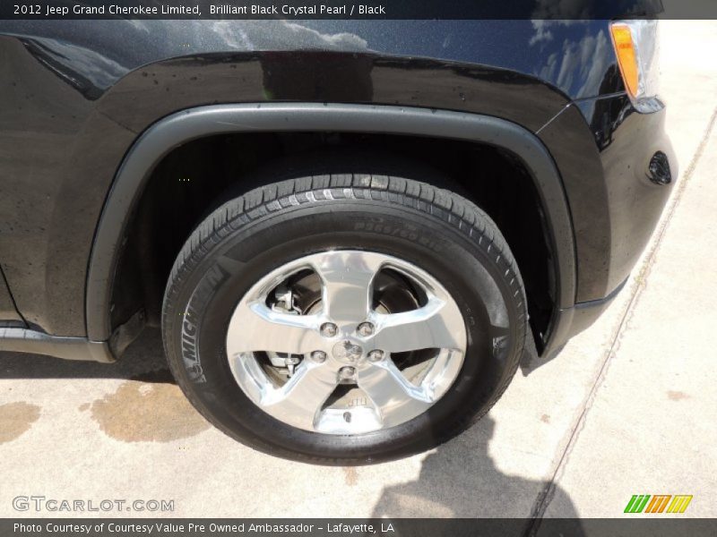 Brilliant Black Crystal Pearl / Black 2012 Jeep Grand Cherokee Limited