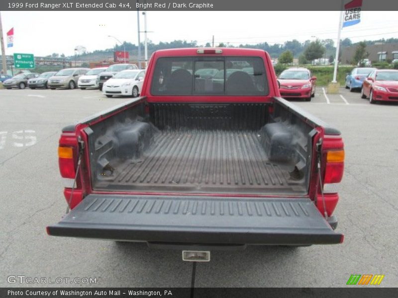 Bright Red / Dark Graphite 1999 Ford Ranger XLT Extended Cab 4x4
