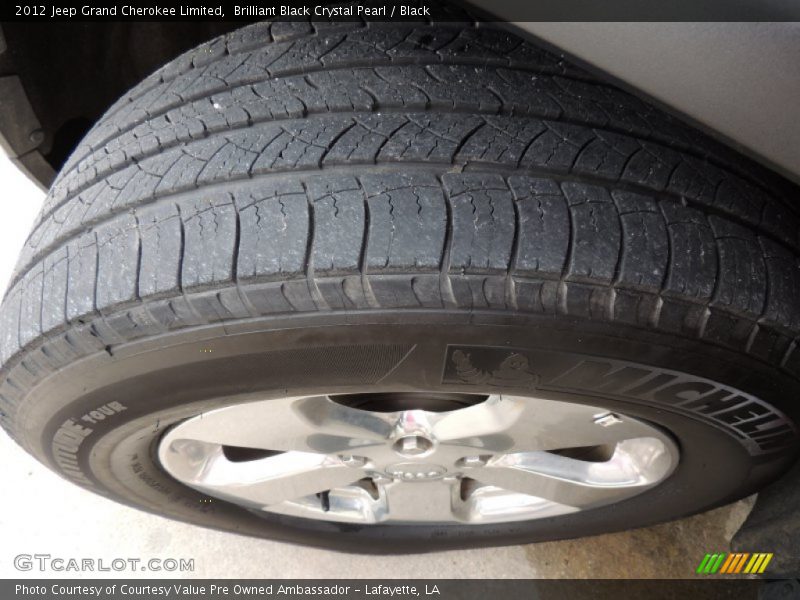 Brilliant Black Crystal Pearl / Black 2012 Jeep Grand Cherokee Limited