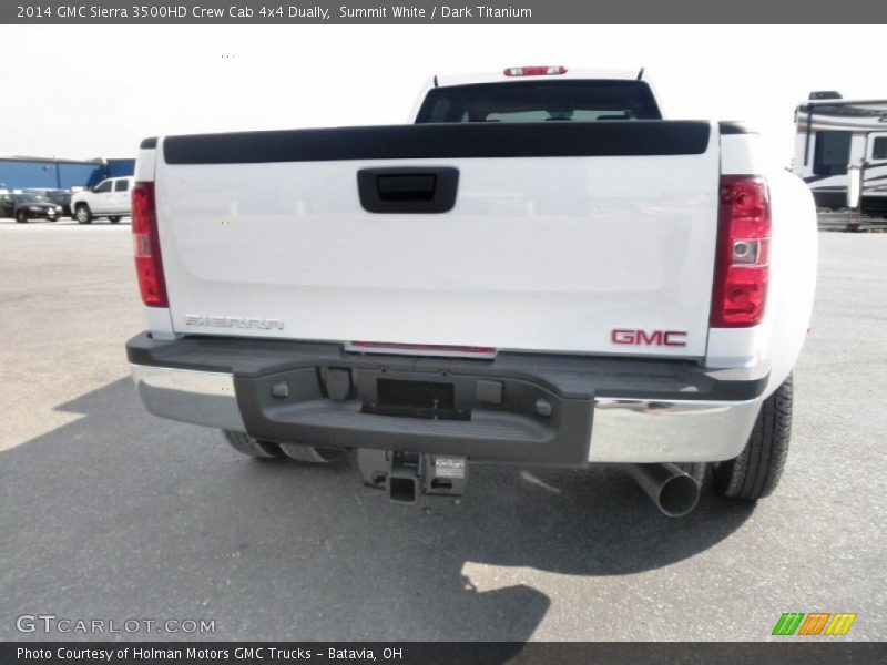 Summit White / Dark Titanium 2014 GMC Sierra 3500HD Crew Cab 4x4 Dually