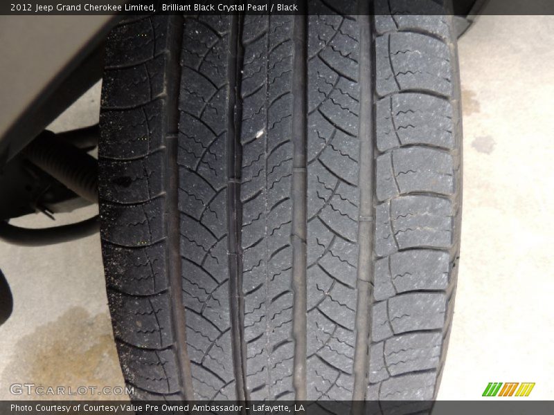 Brilliant Black Crystal Pearl / Black 2012 Jeep Grand Cherokee Limited