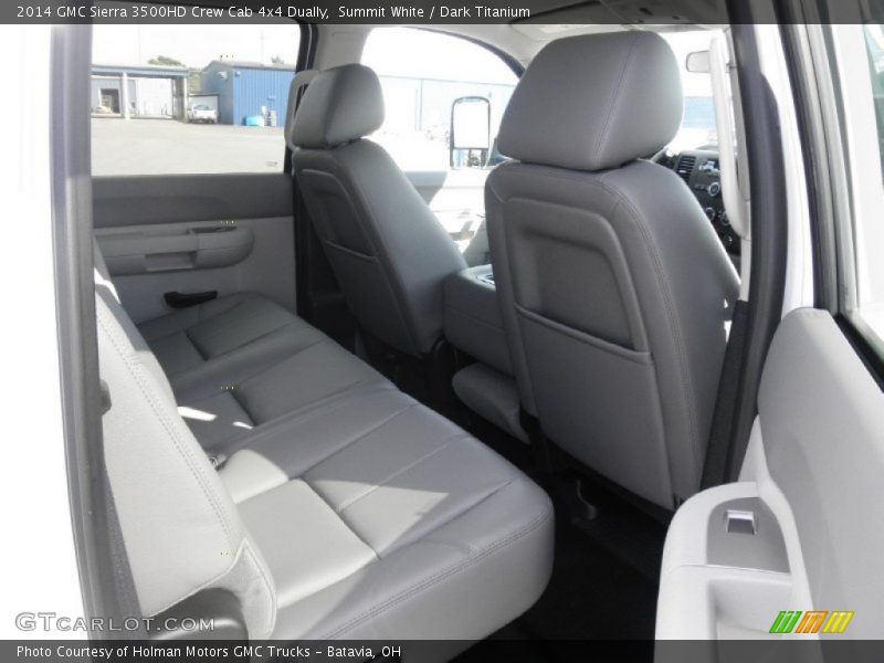Summit White / Dark Titanium 2014 GMC Sierra 3500HD Crew Cab 4x4 Dually
