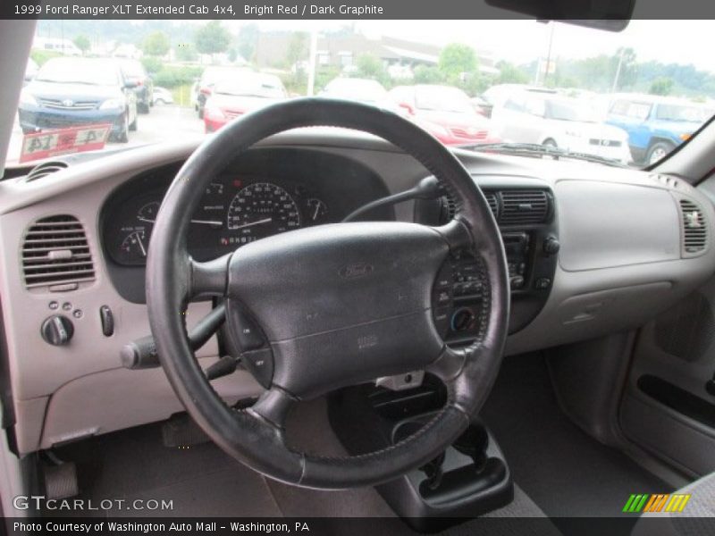 Bright Red / Dark Graphite 1999 Ford Ranger XLT Extended Cab 4x4