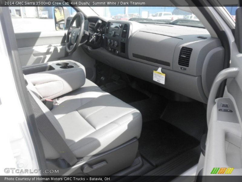 Summit White / Dark Titanium 2014 GMC Sierra 3500HD Crew Cab 4x4 Dually