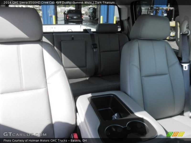 Summit White / Dark Titanium 2014 GMC Sierra 3500HD Crew Cab 4x4 Dually