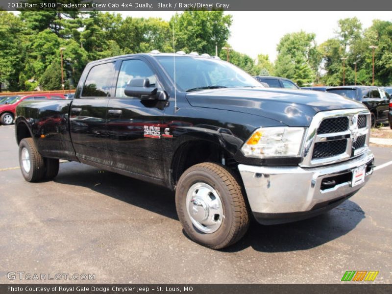 Front 3/4 View of 2013 3500 Tradesman Crew Cab 4x4 Dually