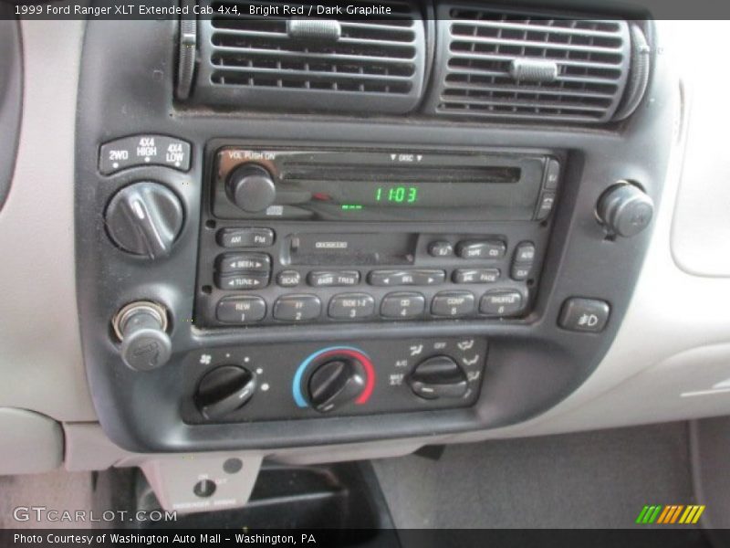 Bright Red / Dark Graphite 1999 Ford Ranger XLT Extended Cab 4x4