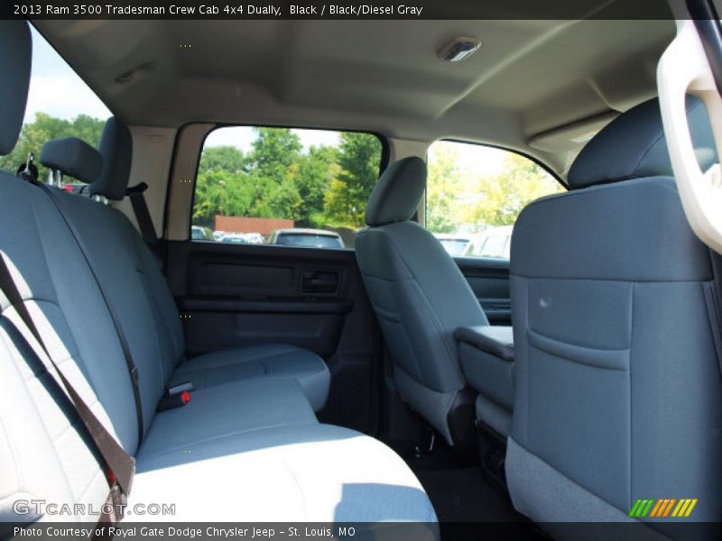 Black / Black/Diesel Gray 2013 Ram 3500 Tradesman Crew Cab 4x4 Dually