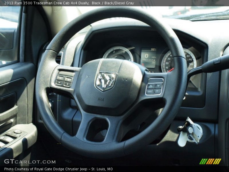  2013 3500 Tradesman Crew Cab 4x4 Dually Steering Wheel
