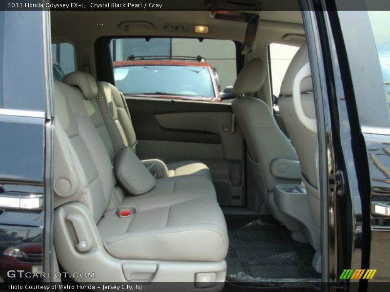 Crystal Black Pearl / Gray 2011 Honda Odyssey EX-L