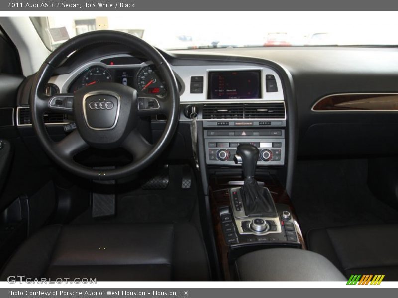 Ibis White / Black 2011 Audi A6 3.2 Sedan