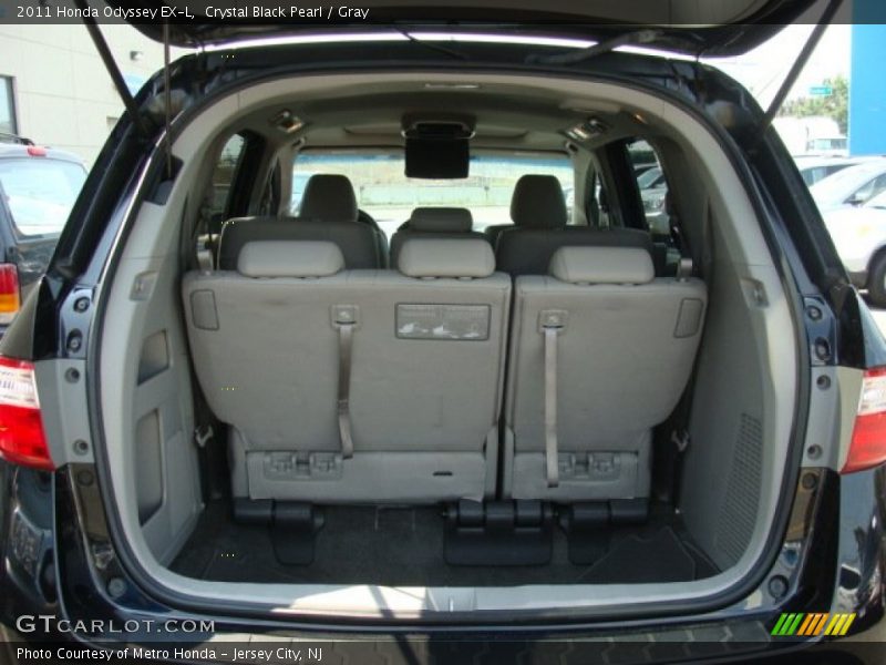 Crystal Black Pearl / Gray 2011 Honda Odyssey EX-L