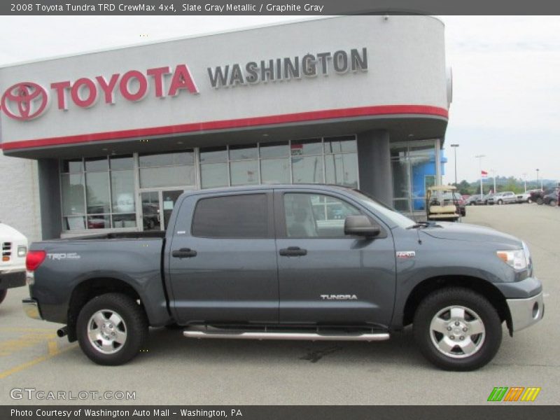 Slate Gray Metallic / Graphite Gray 2008 Toyota Tundra TRD CrewMax 4x4